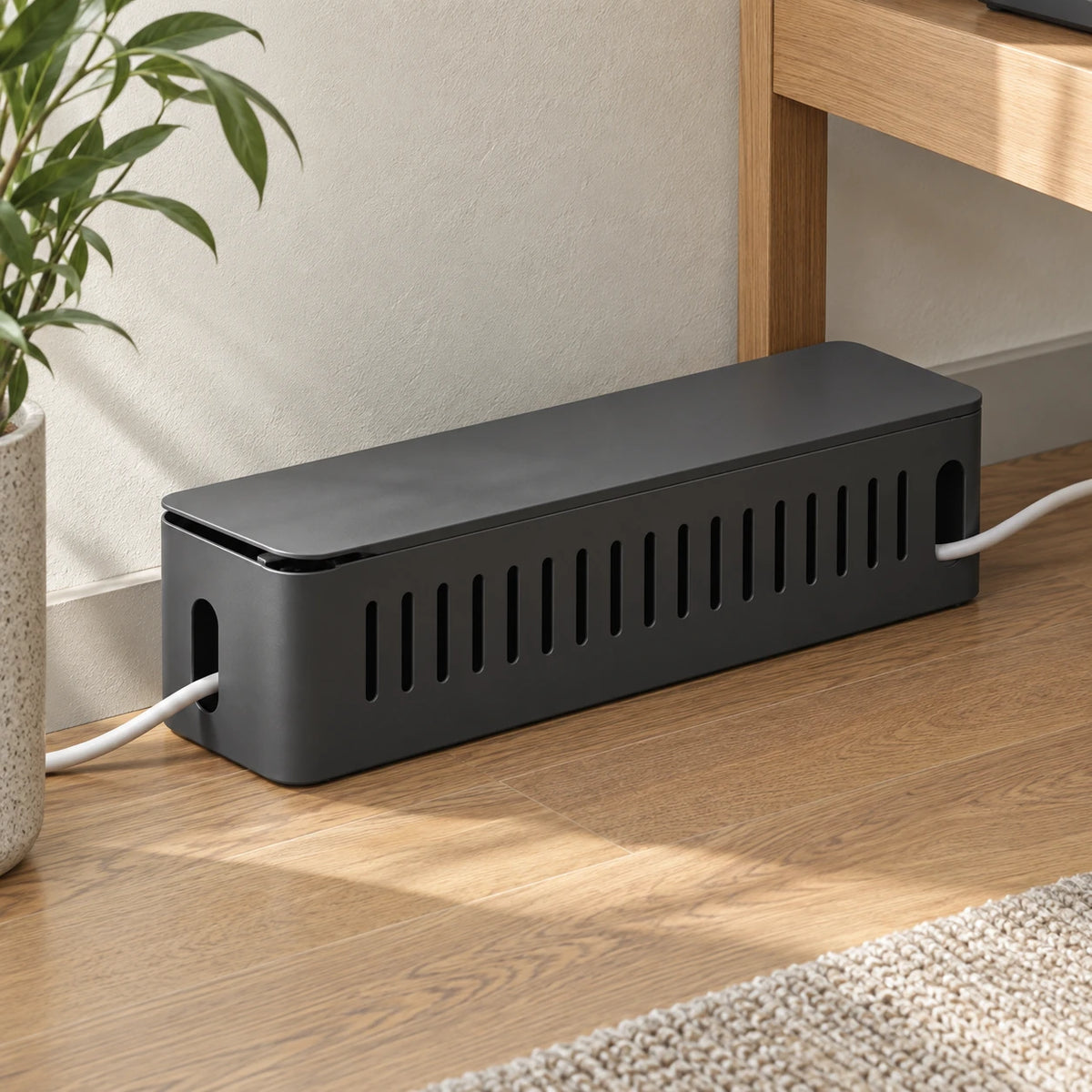 Ventilated Cable Management Box product visualization