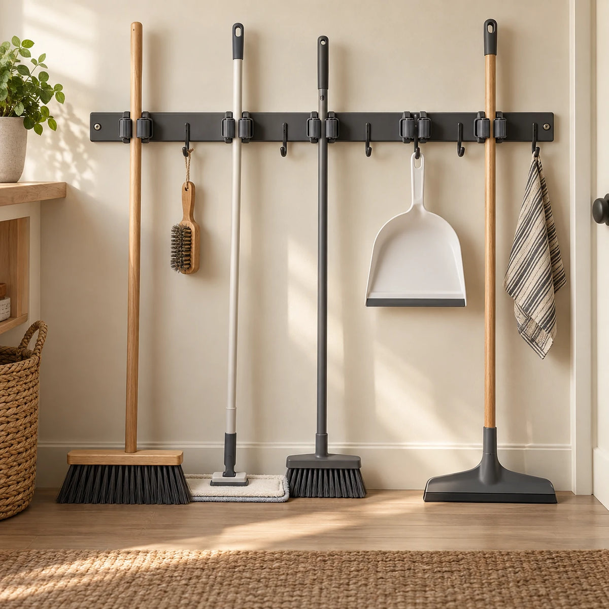 Wall-Mounted Cleaning Tool Station product visualization